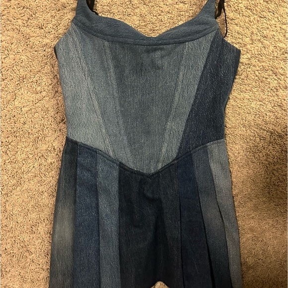 NWT EB Denim Polka Dress - Picture 11 of 11